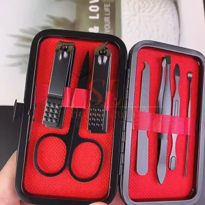 Alat Potong Gunting Kuku Dompet Manicure Pedicure Set 7 in 1 Stainless Elegan