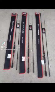 Cần Câu Lure 2 Khúc Abu Black Max Ngọn MH Cao Cấp - CL2K012