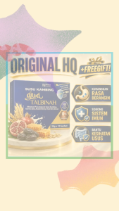 Ajwa Talbinah Goat Milk Drink 10 Sachets | Barley Talbinah + Ajwa Dates + Pomegranate Honey | Halal MeSTI Sunnah Health Drink