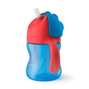 Philips AVENT My Bendy Straw Cup For Toddler Leak Proof Water Bottle With Handle 7oz/10oz
