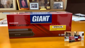 Giant รุ่น HP ตลับหมึก Toner Cartridge รุ่น 107A (W1107A) สีดำ HP107A หมึกปริ้น HP Laser 107a Printer HP 107w/ 135a/ 135w/ 137fnw Printer series มีบิล