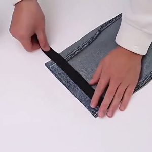 Pemendek Celana Tanpa Jahit Mudah Praktis Panjang 1 Meter / Perlengkapan Jahit Pants Edge Shorten Self Adhesive Pants