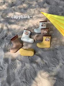 XIXITIAO Children's Cute Rain Boots: Comfortable Waterproof Shoes for Outdoor Wear