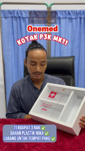 Onemed MK-11 Kotak P3K Tempat Obat First Aid Box Dinding MK11