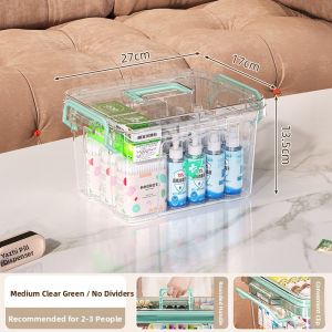 MEIZHUFU | Large Capacity Medicine Storage Box