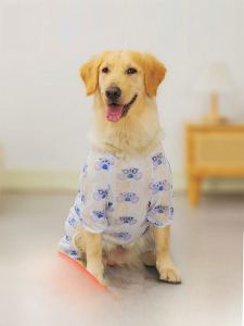 Summer Thin Breathable Dog Clothes Sun Protection Anti-Dander Cool Clothes for Medium Large Dogs like Golden Retriever Samoyed