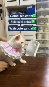 TRENY Bib Anjing untuk Air Liur Bib Kucing Pet Bandana Pet Scarf Cat Bandana Pet Bib Bandana