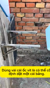 Bản Lề Gập Inox Thông Minh Ke Đỡ Gập Chịu Lực Ke Góc Gập Giá Đỡ Bản Lề