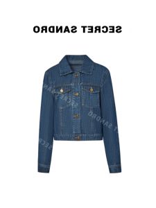 Oajer Flagship Store American Sweet Cool Street Style Denim Jacket Womens Short Outerwear Casual Commute Loose Fit Regular Length