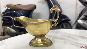 Ly bằng đồng đựng hoa quả trang trí bằng đồng DxRxC: 15x95x95cm