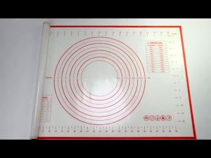 Oversize 80/70/60cm Silicone Baking Mat Pastry Rolling Kneading Pad Kitchen Crepes Pizza Dough Non-stick Pan Pastry mat