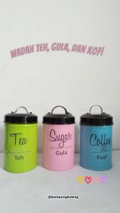 Wadah - Kopi - Gula - Teh