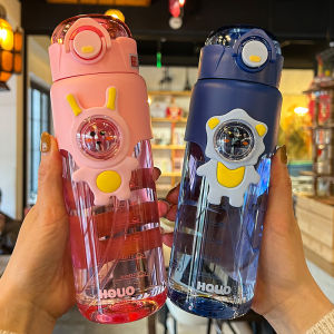 Childrens Cups Boys and Girls with Straw Kindergarten Primary School Students Go to School Dedicated Cup Summer Portable Straight Drinking Bottle