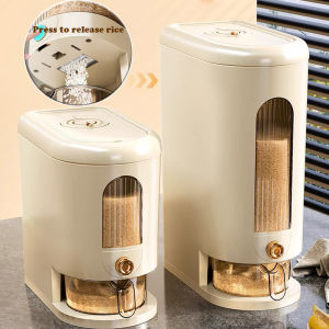 【COD&Local】Rice bucket insect-proof moisture proof sealed rice cylinder household rice noodle drawer rice barrel rice storage box rice storage box with Time Scale rice barrel rice dispenser 25kilos sale