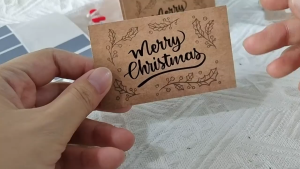 30/10pcs Christmas Scratch Cards Fun Creative DIY Holiday Christmas Gift Party Activities Happy New Year 2025