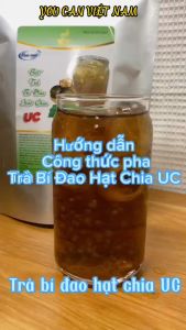 Trà Bí Đao Hạt Chia Hoà Tan Thức Uống Giải Khát Thanh Nhiệt Tươi Mát Thơm Ngon Chuẩn Vị Dễ Pha (5 gói 5kg)