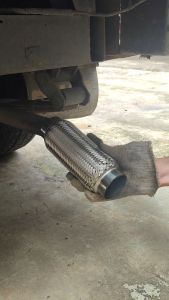 Fleksibel Knalpot Ukuran 51 x 20 cm / 2 x 8 Inch Universal [ Dalam Ber Ulir Bisa Bunyi Ngirr ] | Flexible Fleksible Flexsibel Flexibel Flexsible Sambungan Kenalpot Peredam Penahan Getaran