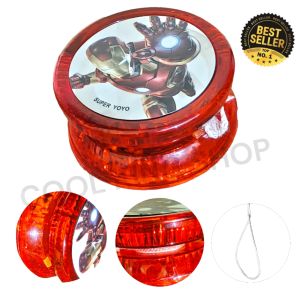 Yoyo LED Light Yoyo Glittery Luminous Yoyo for Yoyo Beginner Children Kids 1pc