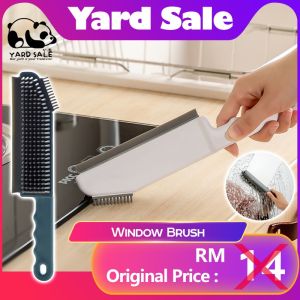 Yard Sale -  Soft Bristles Cleaning Brush 3 In 1 Handheld Kitchen Brush Squeegee Wiper Countertop Brush Bathroom Tools
