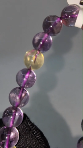 (SG Seller Ready Stocks) Top Grade Natural Brazil  Ametrine Bracelet 9mm+