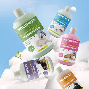 Pet Shampoo And Conditioner Anti Tick Fleas Antiseptic Pet Hair Grooming Cat Shampoo Pet Shower Gel 500ML