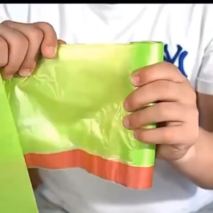 JS SHOP Scented Drawstring Garbage Bag 30Pcs Thickened Rolled Flower Scented Trash Bags 45*50cm