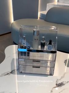 Hộp Đựng Mỹ Phẩm YTC 3 Tầng Cao Cấp - Gói Đơn Thiết Kế Tiện Ích Màu Trắng - Xuất Xứ Việt Nam