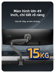 Giá Đỡ Màn Hình 27/32/34 Inch Có Thể Điều Chỉnh Tự Do Không Cần Khoan Cho AOC Samsung LG Tay Cầm Mở Rộng Giá Đỡ Kim Loại