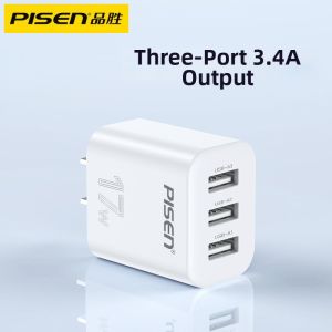 pisen | Multifunction Quick Charge Charger 3 Ports