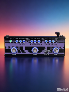 ROWIN DAP-2 Combined Multi Effects Pedal Overdrive Chorus Delay 3 in 1 Guitar Effects Processor True Bypass