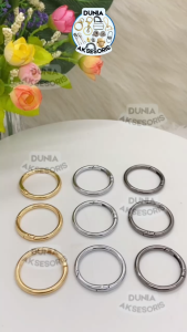 Accesories Tas Ring Bulat 3 cm Buka Tutup (A) / Ring O - Aksesoris Tas (IMPORT)