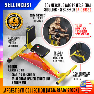 SellinCost 300kg Dumbbell Bench Fixed Upright Utility Stool Bench Vertical Dumbbel Bench Sit Up Stool Chair Fitness Body Building Aerobics Fitness Equipment Strength Kerusi Exercise 2yr Warranty DN-DSB390