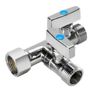 DANXILU | 4-Inch Water Tap Valve 3-Way Connector Shower Tube Splitter Valve Switch