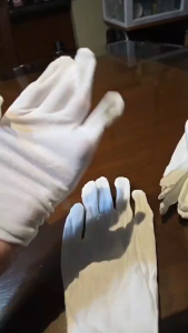 12 Pair Cotton White Gloves Washable Work High Stretch Gloves for Coin Jewelry Silver Inspection