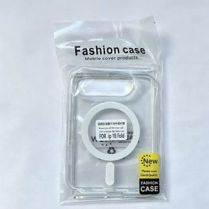 Ốp Lưng iPhone Trong Suốt Bằng Acrylic Thiết Kế Gập Đôi Tích Hợp Nam Châm Magsafe Bảo Vệ Camera Toàn Diện Vỏ Mềm Chống Xước Chống Sốc