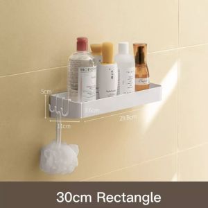 Bathroom Toilet Rack Punch-free Wall-mounted Toilet Wall Rack Toilet Washstand Rack Toilet Storage Rack