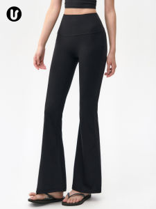 umeverb | Yoga Buttock-Lifting Flared Black Pants