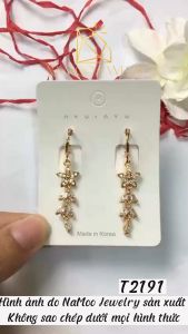 Khuyên Tai Khuyên Dài Hình Lá dài T2191