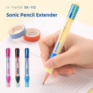 Sonic Pen Holder Corrector Soft Silicone Art Sketch Kindergarten Pencil Extended Rod Protection Cap Extended Barrel Children