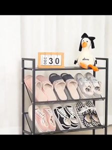 5 Layer Metal Shoe Storage Shelf Shoe Cabinet ﻿Shoe Organisers Space Saver Shoe Rack Indoor and outdoor combined Storage Rack for Dormitory and home Doorway