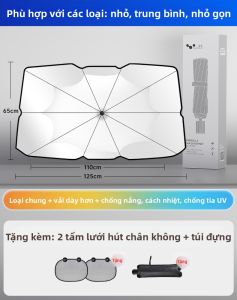 HELLOLEIBOO | Bảo Vệ Chống Nắng Cho Ô Tô 1 Cái