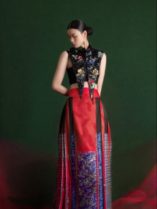 Embroidered New Chinese Style Skirt