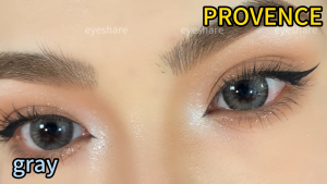(COD) 2 buah/1 pas EYESHARE softlens PROVENCE Seri lensa warna softlens soflen pasang color alam GRAY/BROWN softlens mata diameter 14.5MM Cocok untuk mata besar Tersedia selama 6 bulan