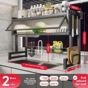 MEICHUWUYU | Kitchen Sink Organizer Dish Drainer