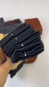 ถุงเท้าข้อสั้นสีดำ ฟรีไซส์ แพ็ค 12คู่ สำหรับทำงาน พร้อมส่ง