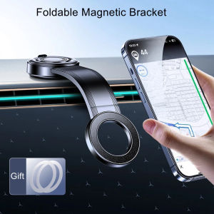 2026 New Bendable Detachable Magnetic Car Phone Mount Adjustable Angle ABS Holder Dashboard Mount