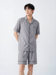 Semir | Antibacterial Comfortable Mens Sleepwear Set Shorts and Shirt