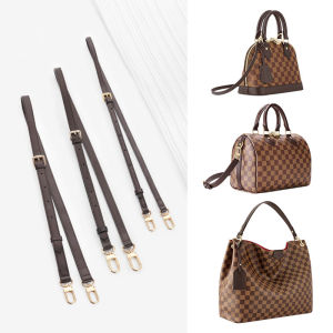 For LV Speedy20 Chessboard pattern Handbag genuine leather Shoulder Strap Replacement Bag Strap    Single shoulder Crossbody adjustable Bag Strap Womens Bag Accessories
