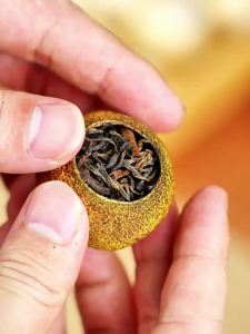 BANRUN | Trà Pu-erh Chín Xanh Thật với Vỏ Quýt