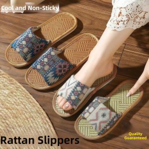 LENIHALC | Slip-Resistant Grass Summer Slippers